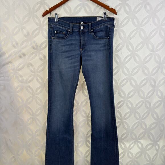 Rag & Bone Jean Mid Rise Boot Elma Womens Jeans Size 28 - Picture 5 of 10